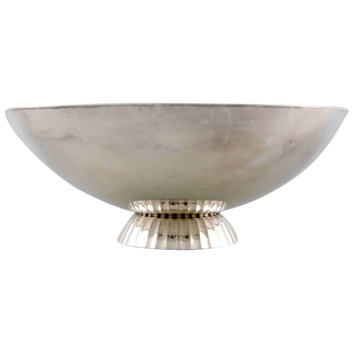 Georg Jensen, Sigvard Bernadotte, Moderne Schale aus Sterlingsilber