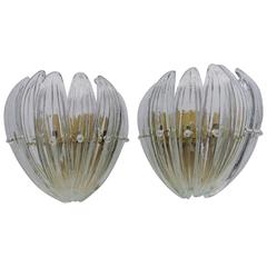Luxe Pair of Mid-20th Century Modern Sconces by Carl Fagerlund 4