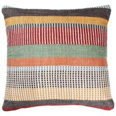 Indian Handwoven Pillow Multi Color