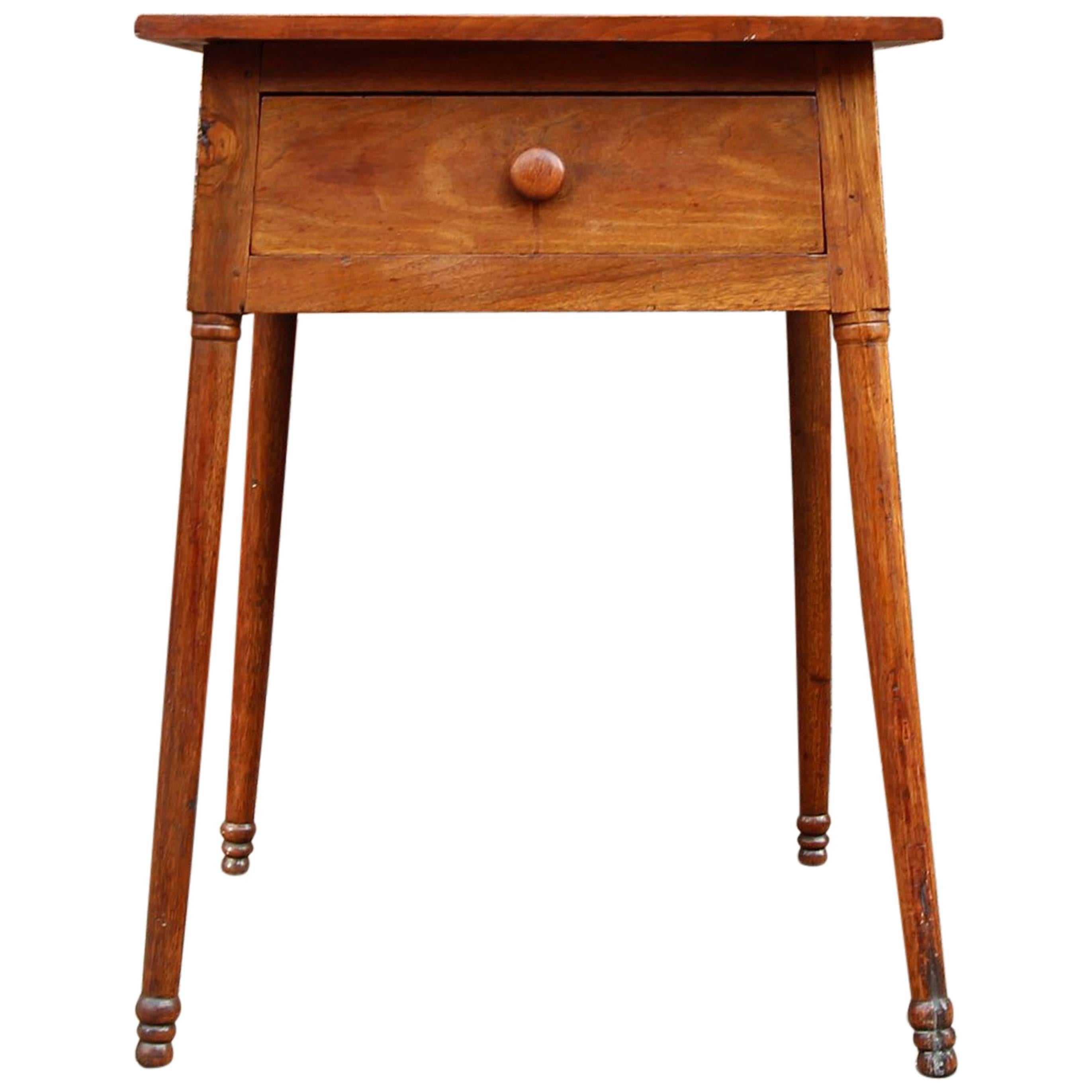 Oversize One Drawer Stand, Cherrywood, circa 1840, American For Sale