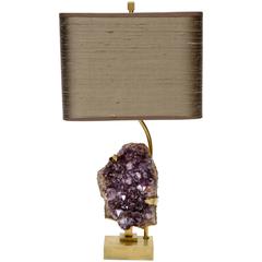 Lovely Small Amethyst Table Lamp