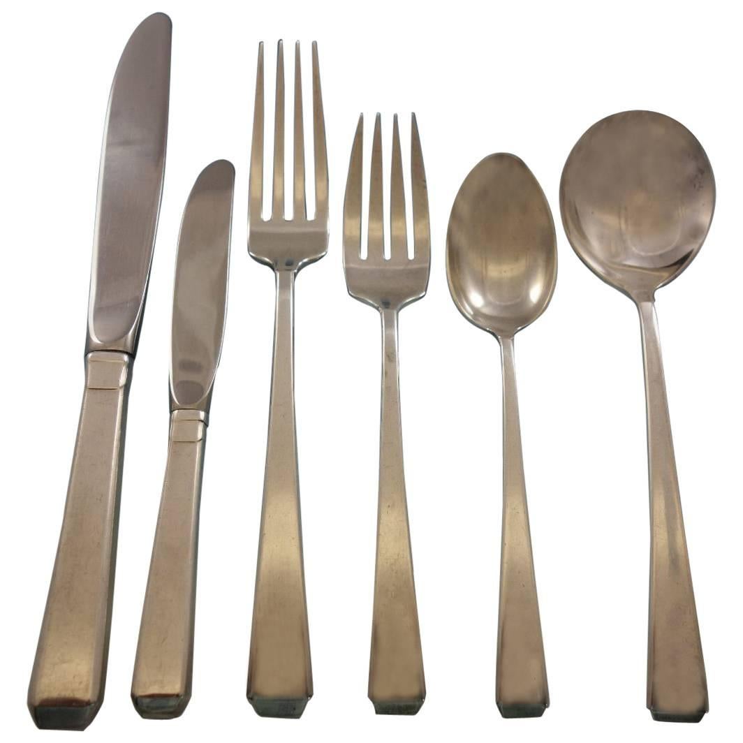 Craftsman by Towle Sterling Silver Flatware Set for 12 Service 79