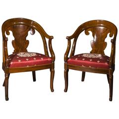 Pair of Armchairs En Gondoles 4
