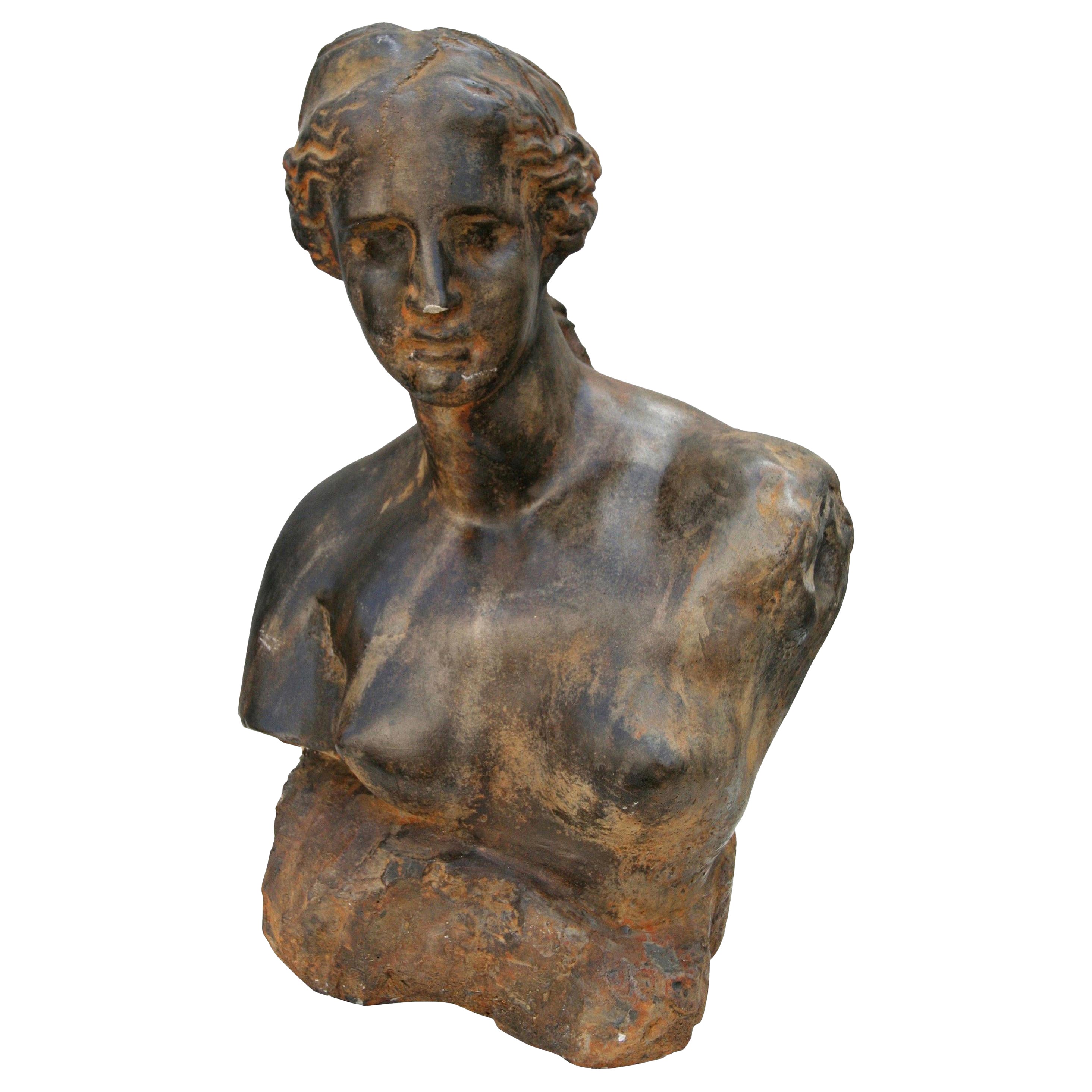 Sculpture Bust of a Woman, 1960s