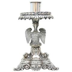 Sheffield Plate Candle Stand
