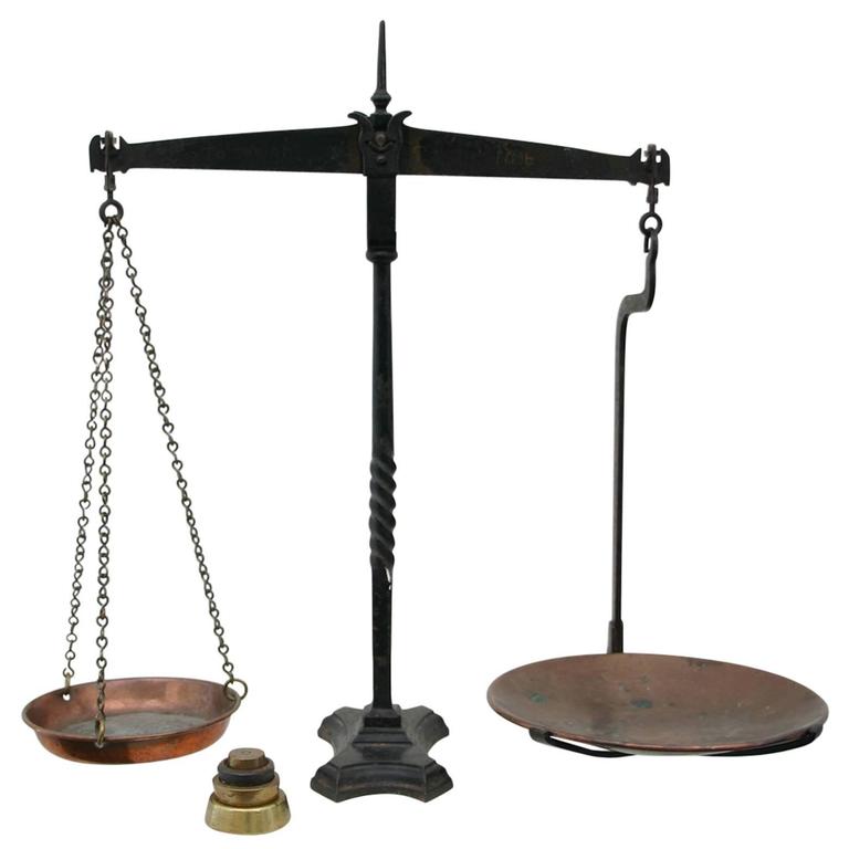 Antique Balance Scale For Sale at 1stDibs