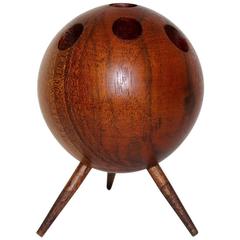 Viennese Walnut Candleholder, 1960s 11