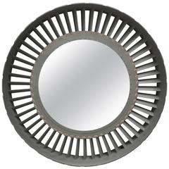 Vintage Airplane Turbine Wall Mirror 2