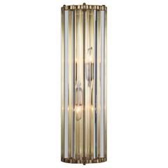 Murano Glass Rod and Brass Single Sconce 9