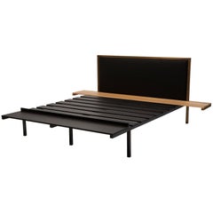 Customizable Bed Frame with Side Tables and Bench