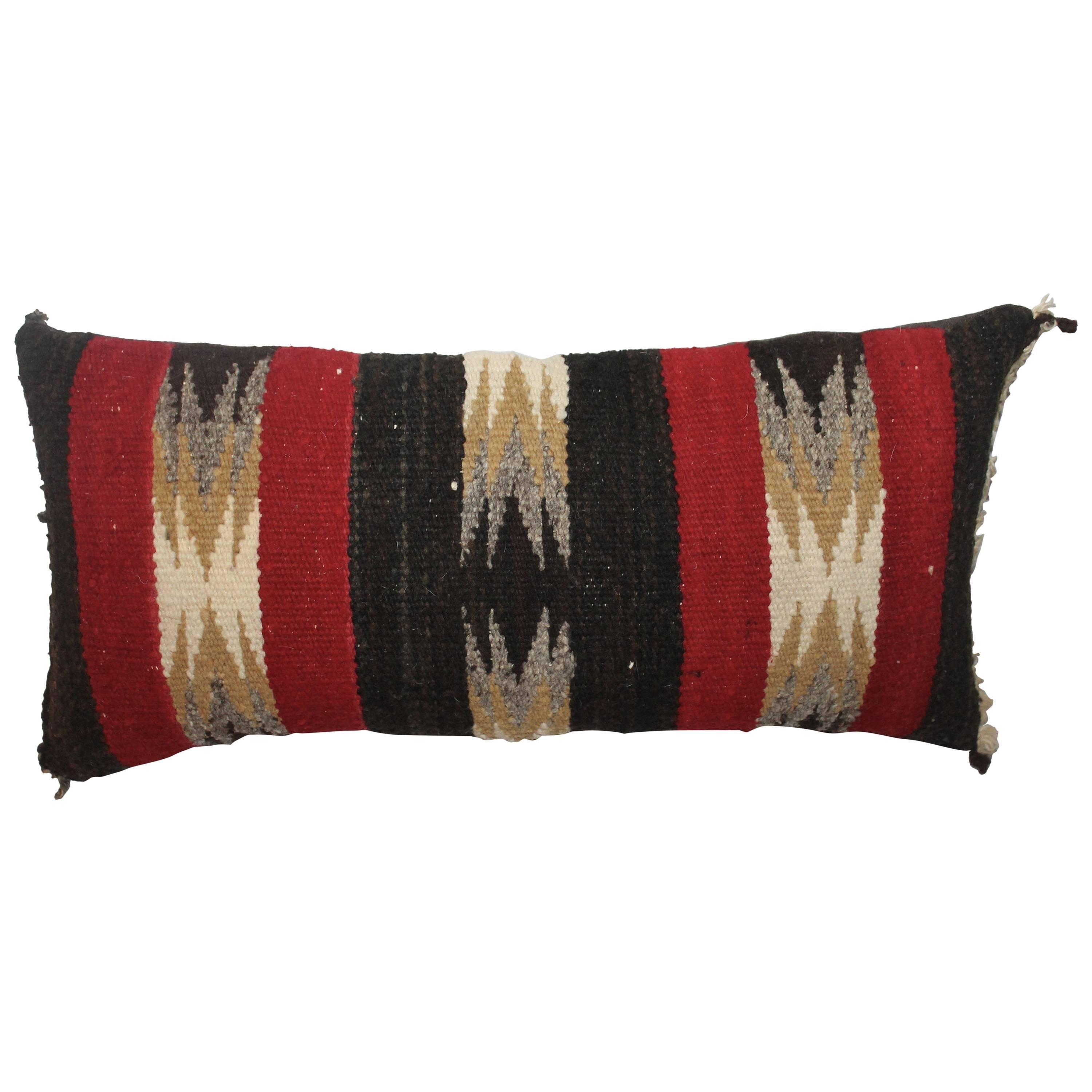 Navajo Indian Weaving Lumbard Pillow