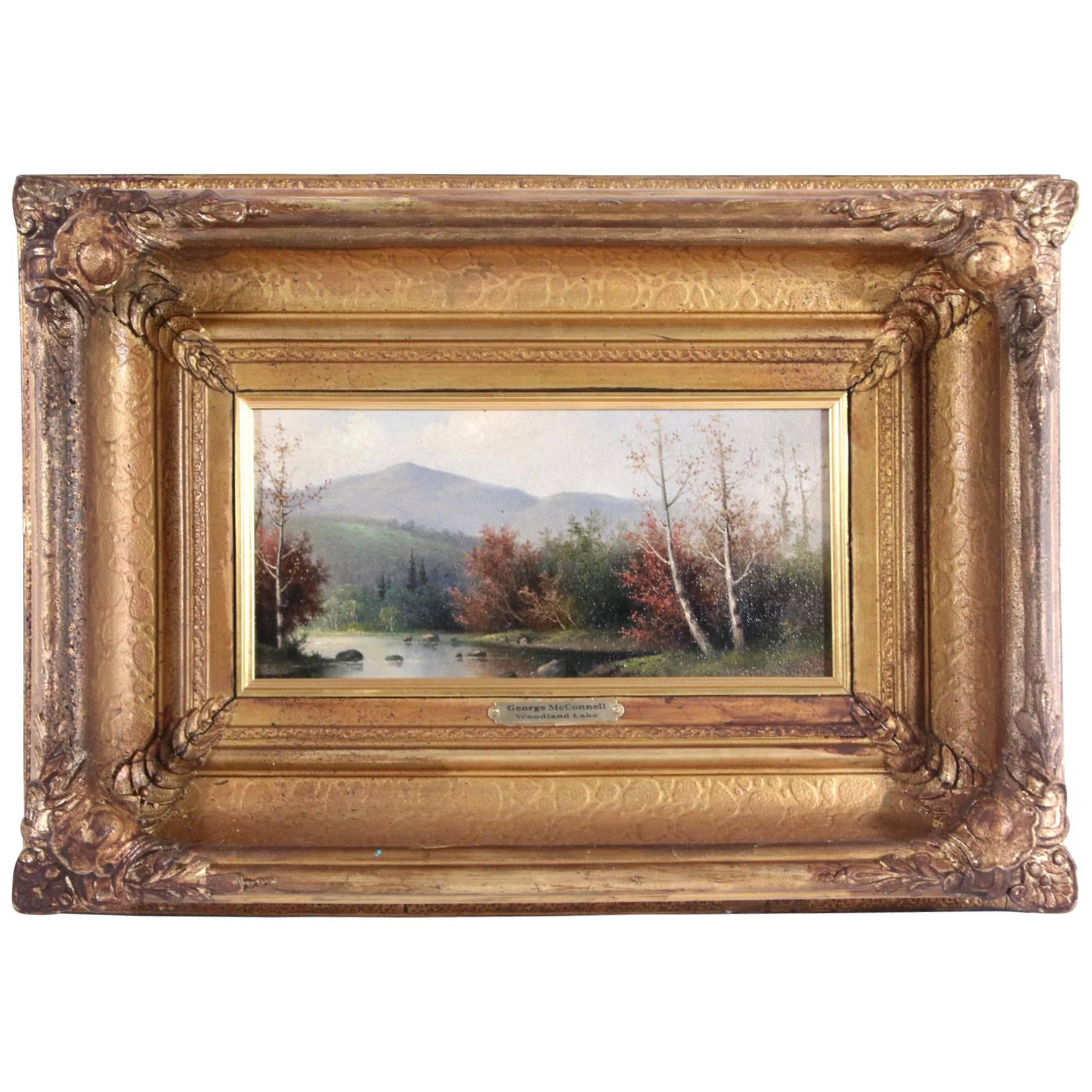 19th Century White Mountains Landscape by George McConnell For Sale