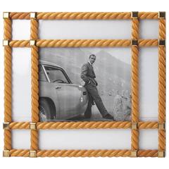 Mid-Century Modern Large Light Wood Picture Photo Frame by Noel BC, Italy 12