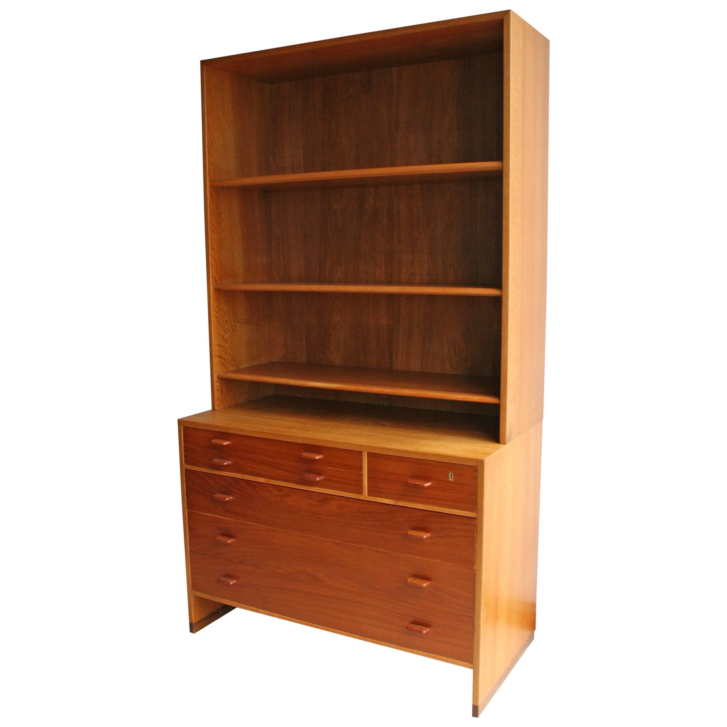 Borge Mogensen Chest of Drawers with Shelving Unit above For Sale