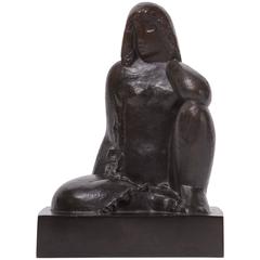 Sculpture 'Nude Sitting' by Joseph Csaky, 1929 1