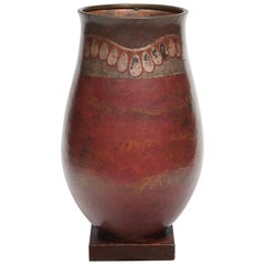 Vintage 'Ondulation de pendeloque' Vase by Claudius Linossier, circa 1930