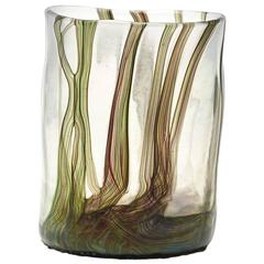 Kralik Trailed Iridescent Art Glass Vase, circa 1900