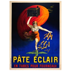 Original Antique Food Advertising Poster by Leonetto Cappiello for Pate Eclair
