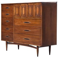 Vintage Broyhill Premier Walnut Emphasis Magna Dresser