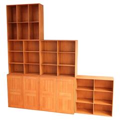 Modular Oak Bookcase by Mogens Koch for Rud. Rasmussens