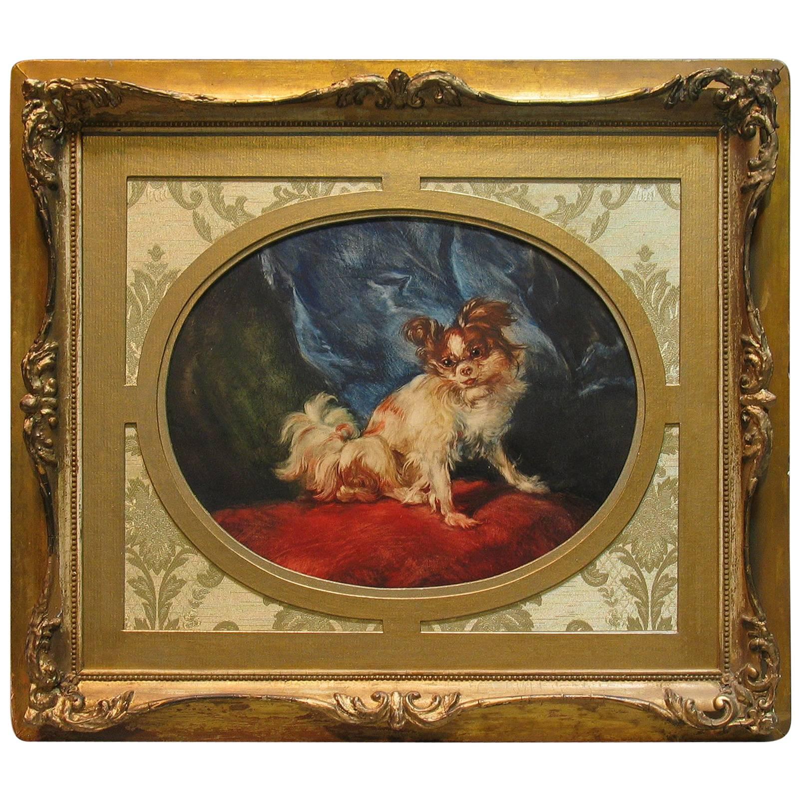 ""Le Petite Favori" Aquarell, nach Jean-Baptiste-Farbe, 19. Jahrhundert im Angebot