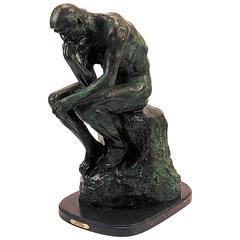 Auguste Rodin the Thinker Bronze Sculpture