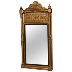 Napoleon III French Carved Gilt Wall Mirror