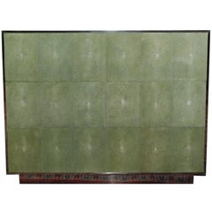 Large Three Drawers Shagreen Commode