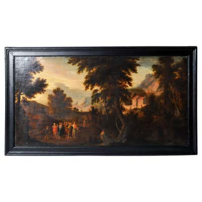 Oil Painting of a Landscape For Sale at 1stDibs