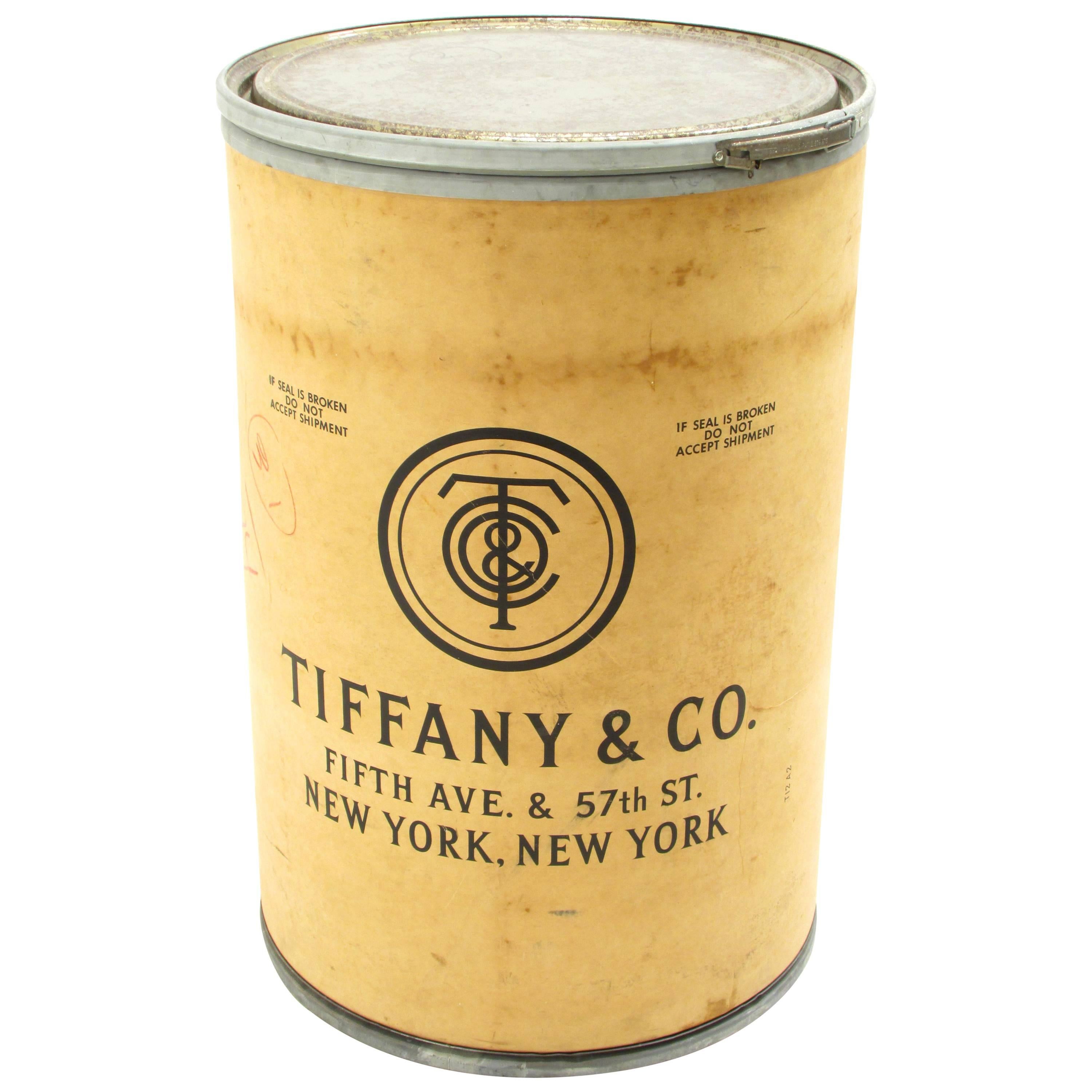 Tiffany & Company Shipping Barrel