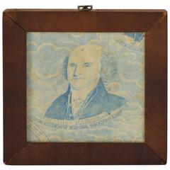 Antique President James Madison Textile, circa 1829