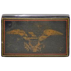Early Patriotic Federal Eagle Snuff Box