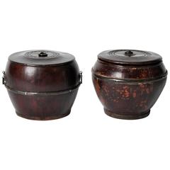 Chinese Pots with Lid