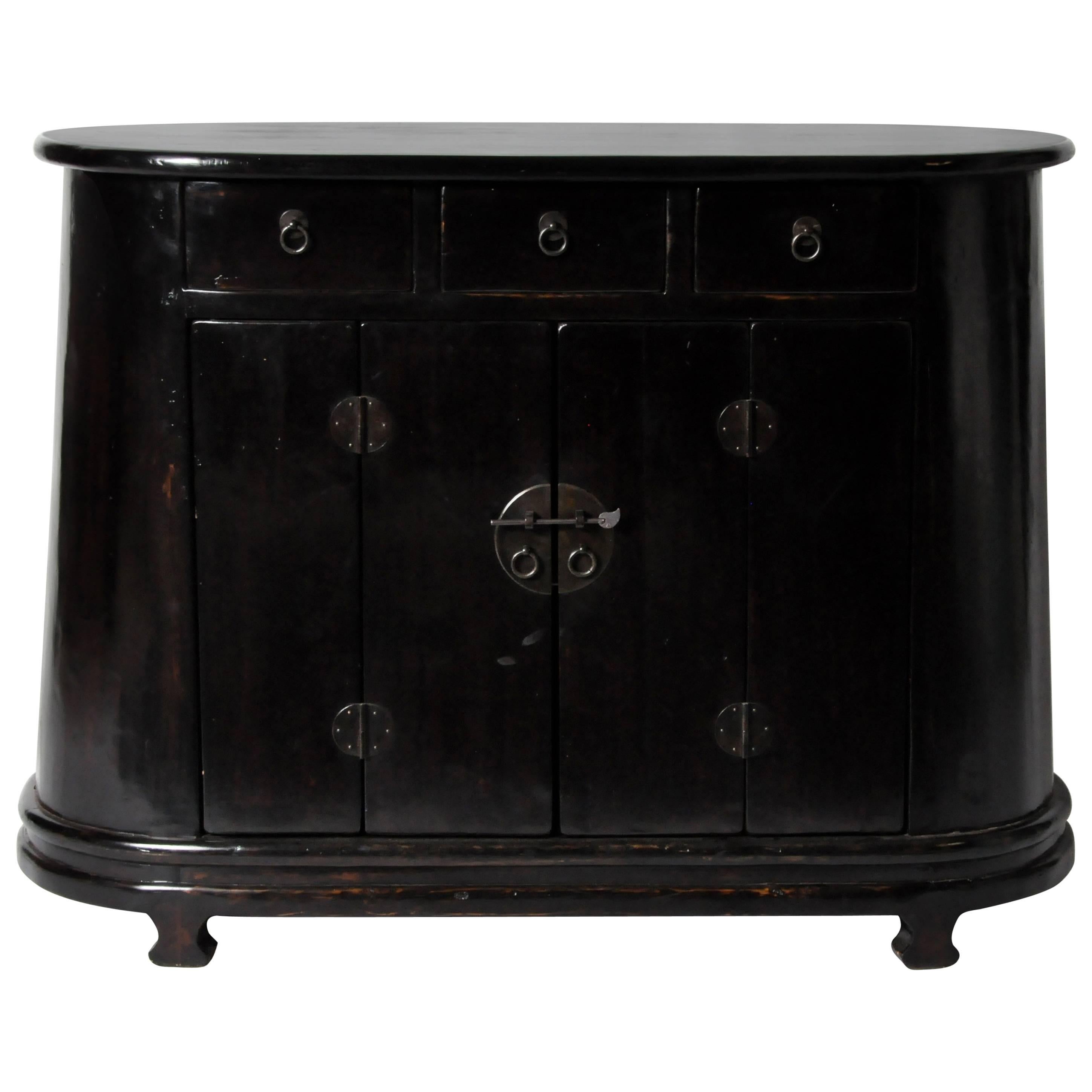 Chinese Oval Shaped Side Chest