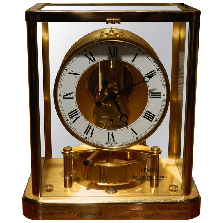 Swiss Jaeger-Le Coultre Atmos Clock 540, 13 Jewels, Late 20th Century ...