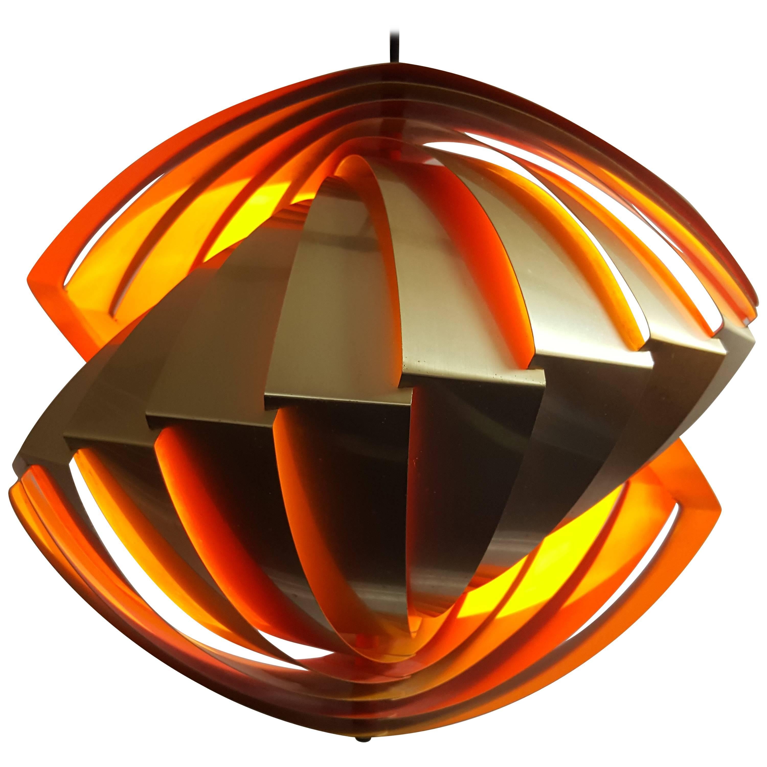 Iconic "Conch" Pendant, in Danish "Konkylie" Designed by Louis Weisdorf in 1