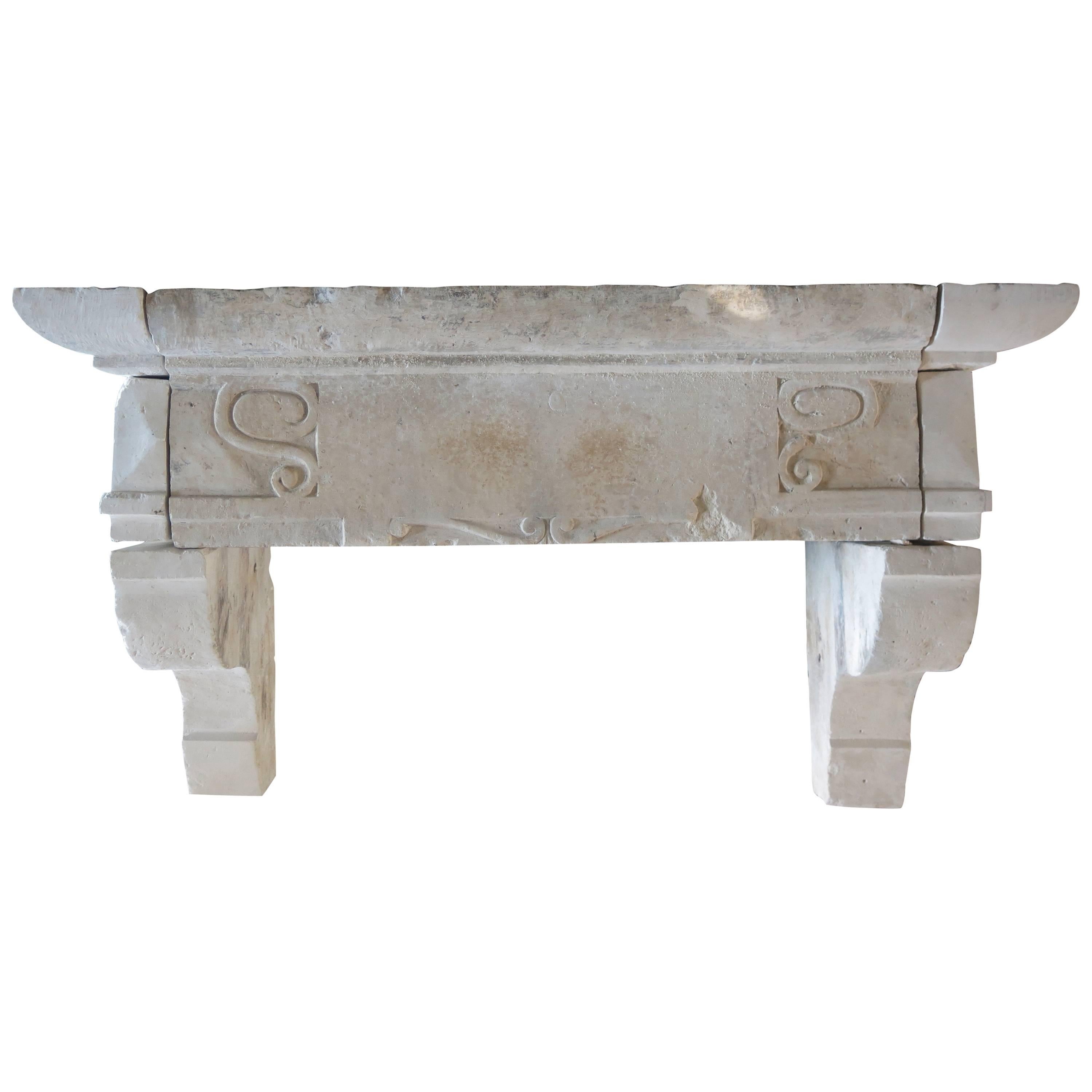 Renaissance Style Fireplace, 18th Century "Chimney Hood, " France For Sale