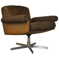 Vintage De Sede Ds 31 Lounge Swivel Armchair, 1970`s 9