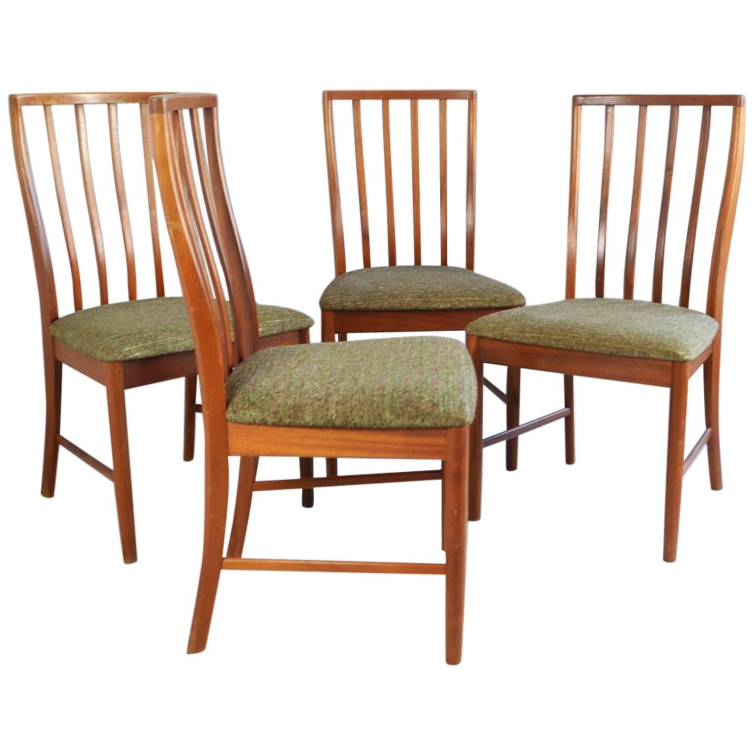 1970s Mid-Century G Plan Fresco high backed dining chairs