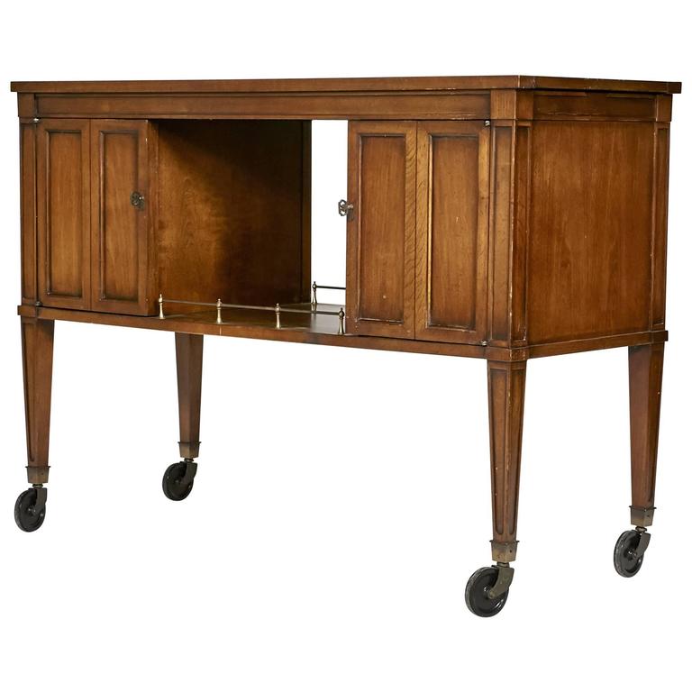 Drexel Heritage Palazzo Rolling Dry Bar 1960s At 1stdibs Drexel Heritage Palazzo Rolling Dry Bar 1960s For