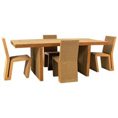 Iconic Easy Edges Dining Room Table by Frank Gehry for Vitra 2000 9