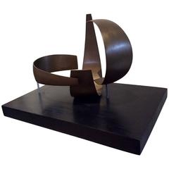 Mid-Century Abstract Kinetic Metal Sculpture