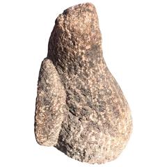 Important Ancient Chinese Hand-Carved Stone Effigy Winged Bird Neoloithic 2100BC 10