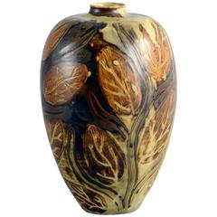 Unique Stoneware Vase by Gerd Bogelund for Royal Copenhagen, 1950s