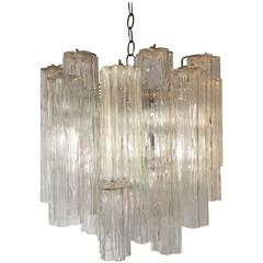 Venini Tronchi Style Tube Chandelier