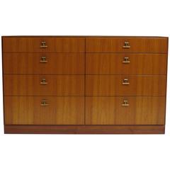 Borge Mogensen Teak Chest of Drawers with Brass Pulls 8
