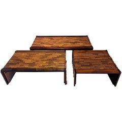 Set of Brazilian Tables by Percival Lafer
