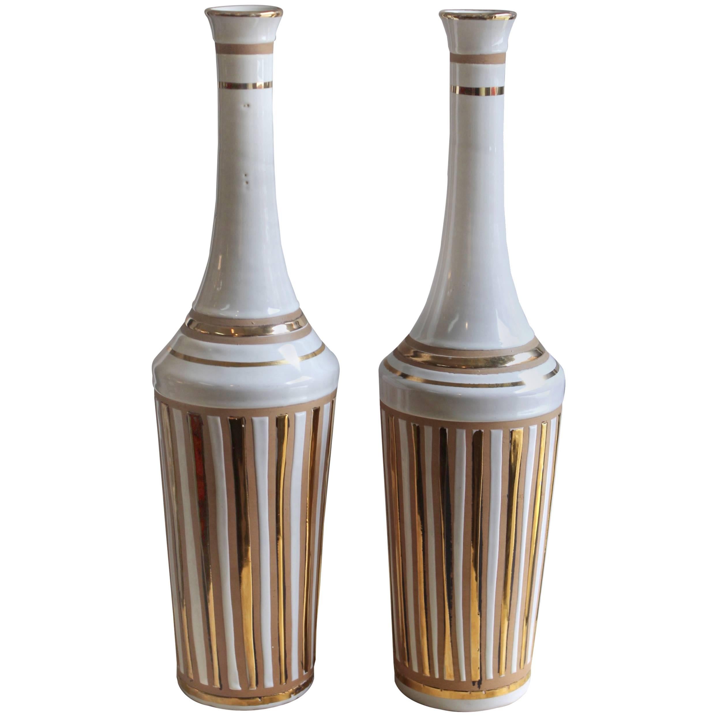 Vases poterie italienne des années 1970