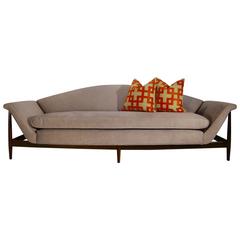 Floating 1960's 'Camelback' or 'Gondola' Sofa by S. J. Weiner 'USA' 5
