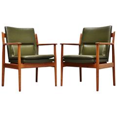 Arne Vodder Armchairs Teak Sibast Mobler, Denmark, 1960